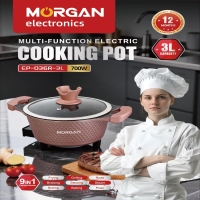 3L Cooking Pot-Red 