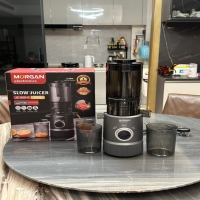 Big mouth slow juicer 11cm black grey