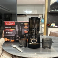 Big mouth slow juicer 11cm black gold