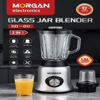 1.5L 2in1 Glass Jar Blender