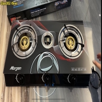 Glass three stove